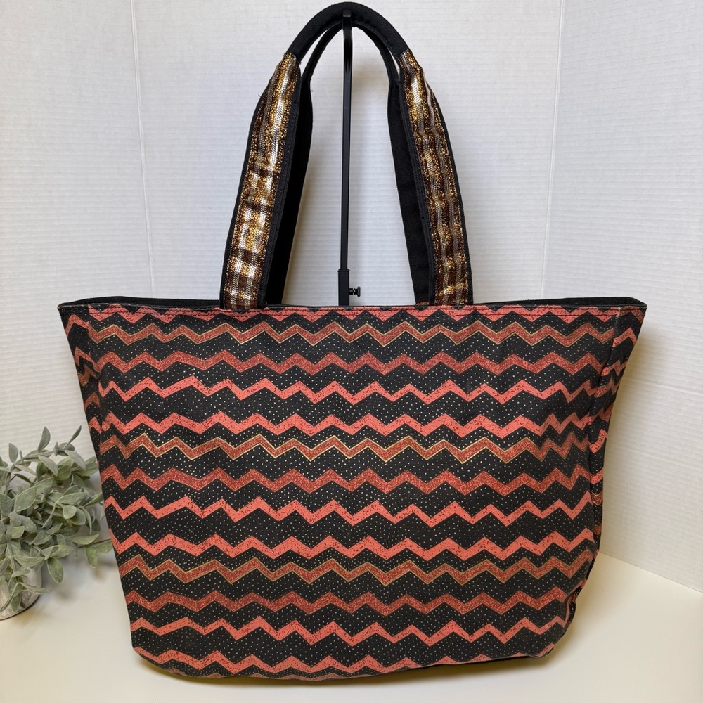 Laurel Burch Native Horses Travel Large Tote Bag Colorful, Cotton Western Whimsy - Picture 6 of 16